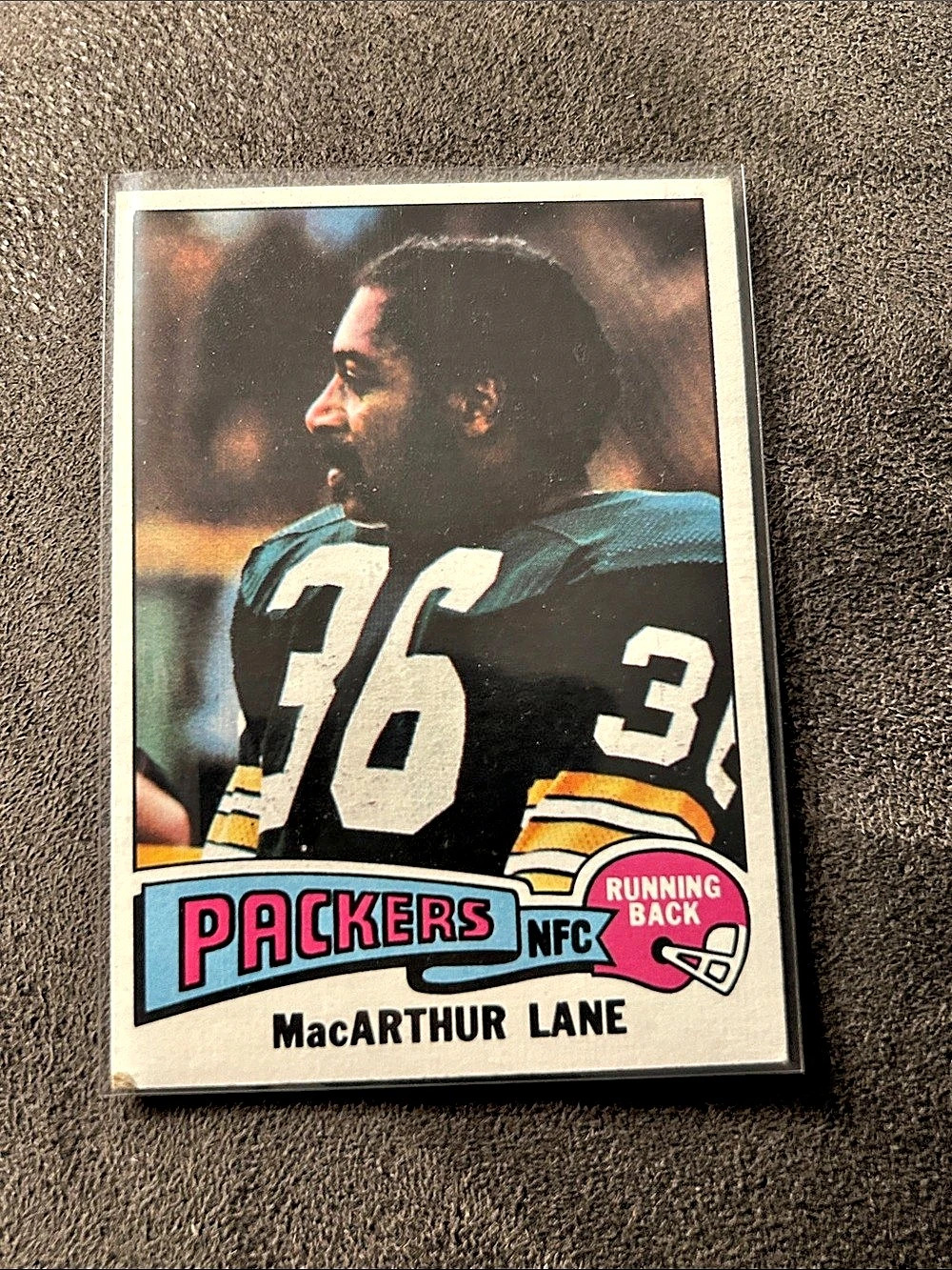 1975 Topps Football Card #415 MacArthur Lane - Green Bay Packers